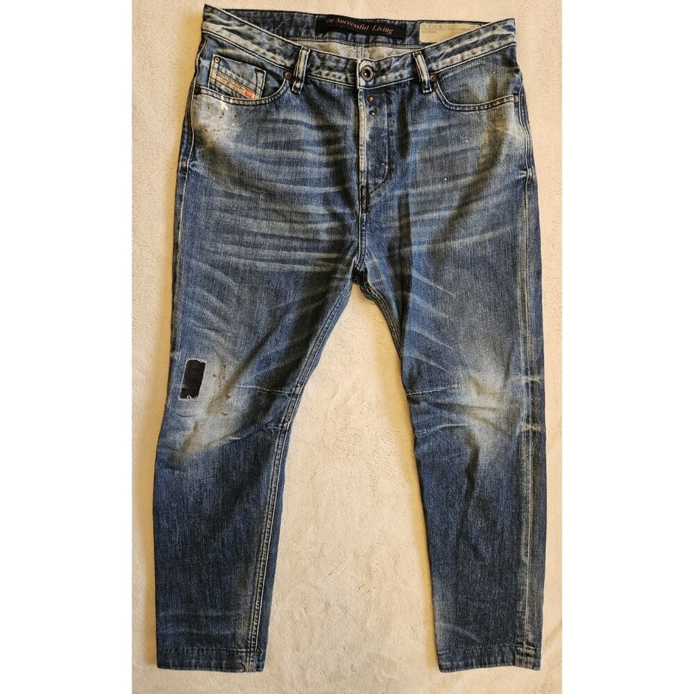 DIESEL EAZEE 0814A Relaxed Boyfriend Ankle Jeans Women Size W29 L32 DZ2937